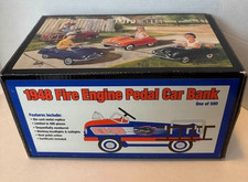 CROWN 1948 FIRE ENGINE PEDAL CAR BANK GATORS