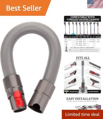 Versatile 63-Inch Extension Hose for Dyson V8, V7, V10 - Enhance Your Cleaning