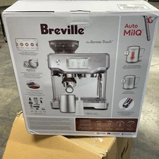 Breville The Barista Touch Espresso Machine Damson Blue BES880DBL