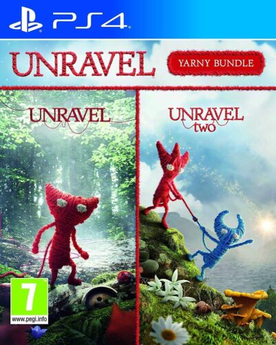 Unravel : Yarny Bundle 1 & 2 PS4 Playstation 4 Spiel PAL NEU & OVP - Afbeelding 1 van 1