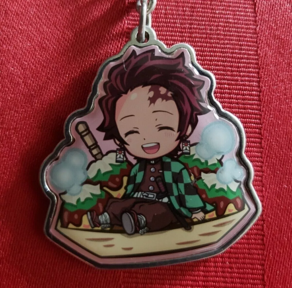 Key ring of Tanjiro Kamado Kimetsu no Yaiba ( Demon Slayer )