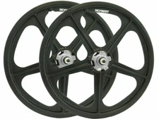 SKYWAY 20' Tuff II Rivet Wheel Black (PAIRS)