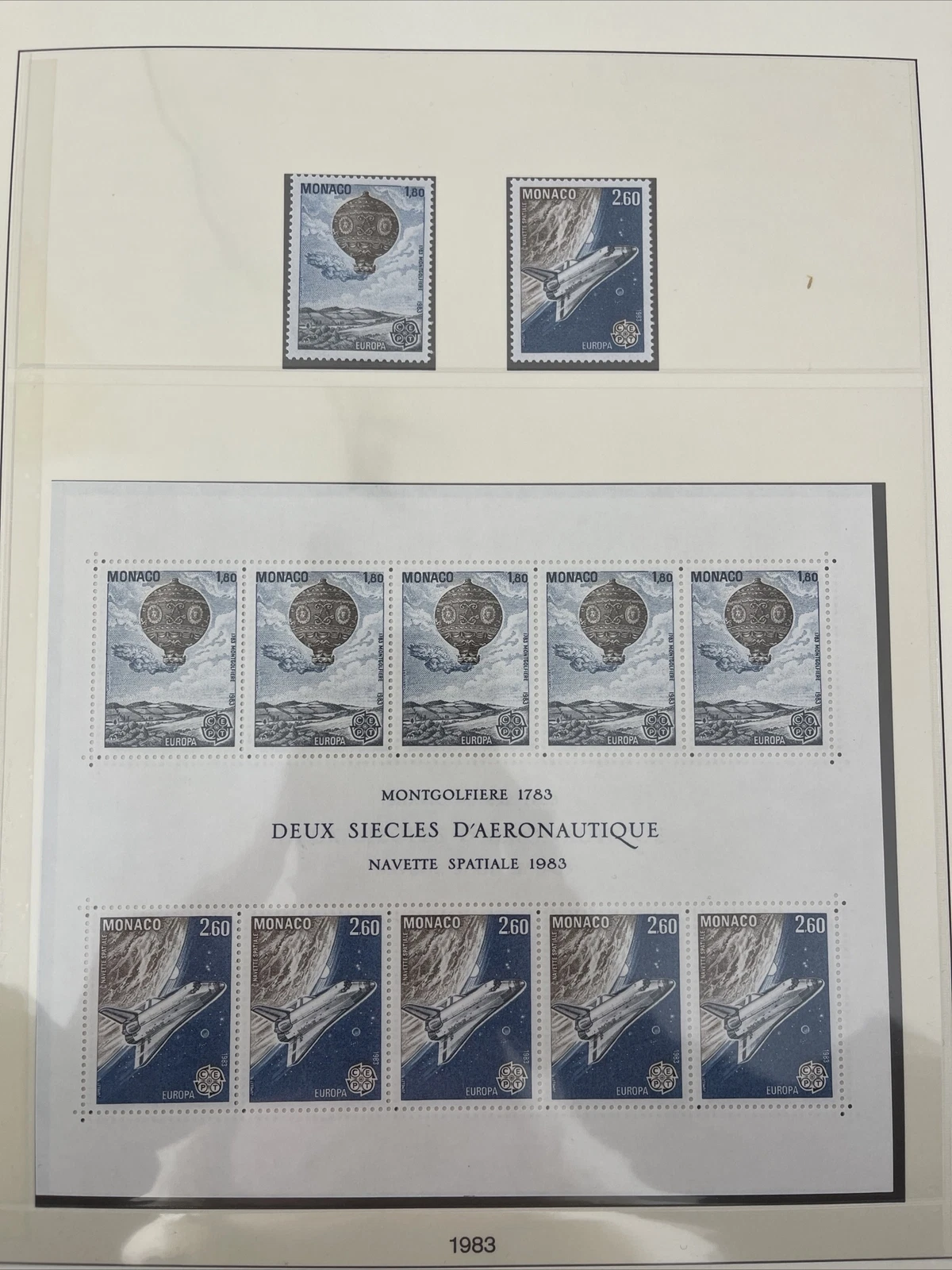Timbres Monaco Neuf Lindner No.186 1983 Page 111
