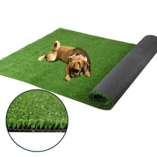 W'2FT Artificial Fake Synthetic Grass Rug Garden Landscape Lawn Carpet Mat Turf