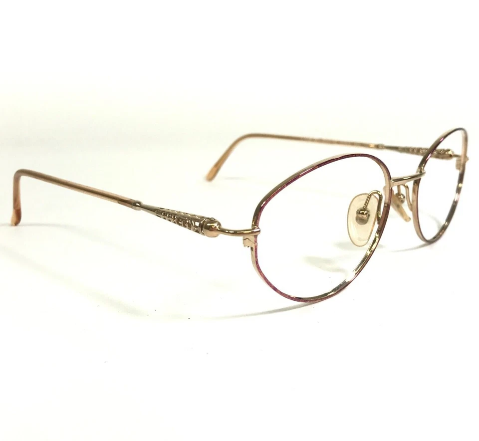 Christian Dior Eyeglasses Frames CD 3570 47O Red Gold Round Full Rim 55-18-135 - Image 3 of 4
