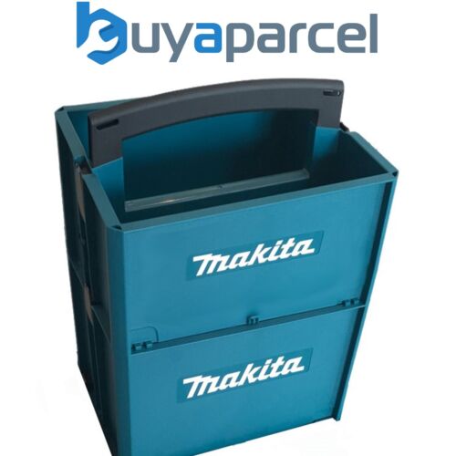 Makita P-83842 Stackable MakPac Case Tool Box Carrier Open Tote - Twin Pack - Afbeelding 1 van 2