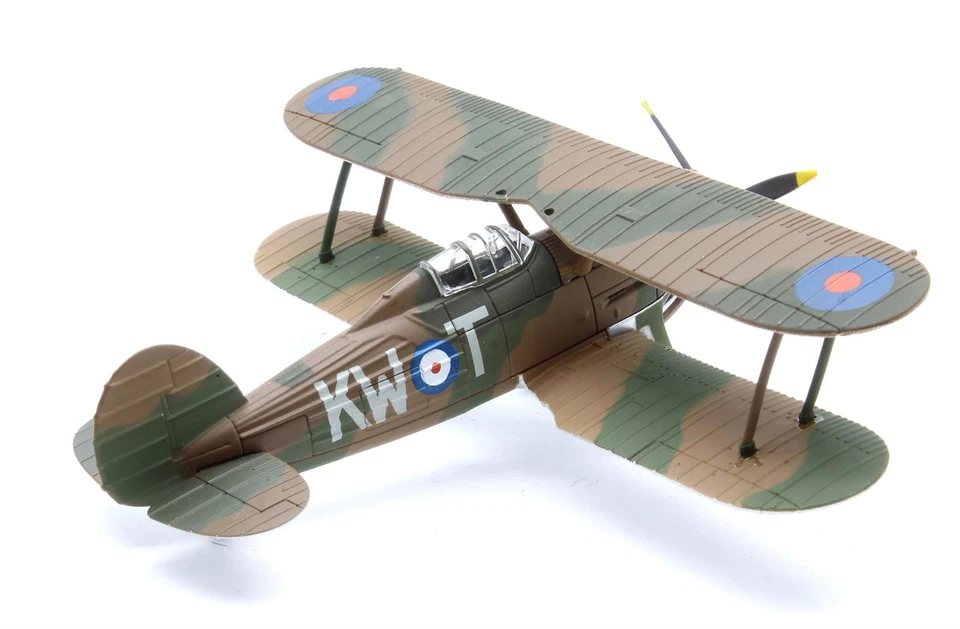 OXFORD MODELZONE '1:72' SCALE AC023M GLOUCESTER GLADIATOR MKII 615 SQD PLANE - Image 3 of 4