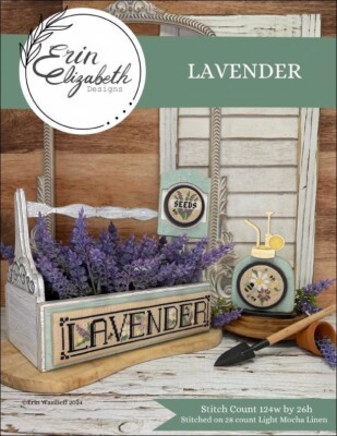 Erin Elizabeth Designs Cross Stitch Pattern ~ Lavender