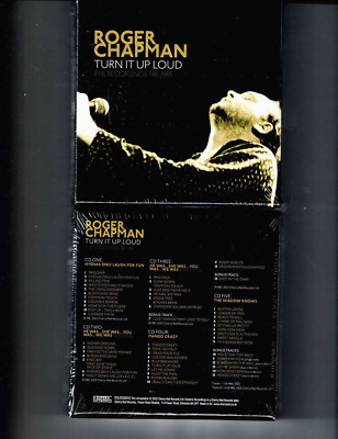 ROGER CHAPMAN -TURN IT UP LOUD: RECORDINGS 81-85 (5CD 2022) NEW *53 TRACKS*