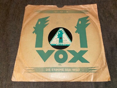 Pre-1920s VOX ed1 Arnold Foldesy, cello: Popper: For guitar, Serenade RARE 78RPM