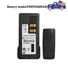 Battery PMNN4409AR with Belt Clip For Motorola APX2000 APX3000 APX4000 Radio