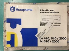 Manuale uso e manutenzione Husqvarna TE-TC 410-610 2000