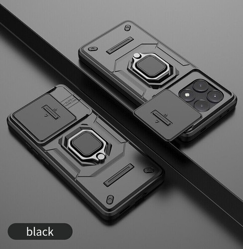 For Xiaomi Redmi note 13/13 PRO, Slide Camera Armor Magnet Ring Holder Case - 第 11/16 張圖片