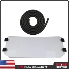 Scratch Resistant Flip Windshield Clear New For Polaris 2016+ General 1000 / 4