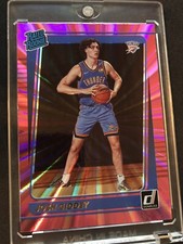 Panini Donruss 2021-22 Josh Giddey HOLO PINK LASER Rated Rookie SP RC #202 OKC