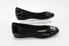 Anne Klein Women Shoe Uro Size 7 Black Cap Toe Slip On Ballet Flat Pre Owned vq