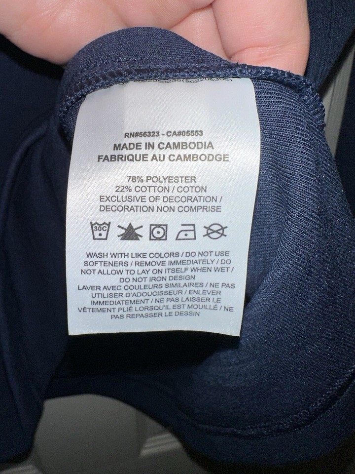 Nike DriFit Mens 2X Navy HalfZip Long Sleeve Coach Shirt Jacket Track