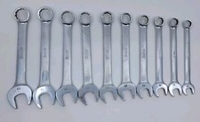 Snap On Tools 12 PT Metric Flank Drive Short Combo Wrench Set OEXM10-OEXM19 USA