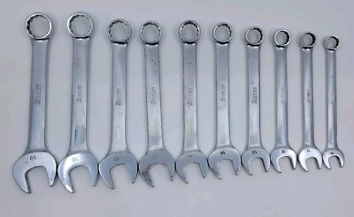 #ad Snap On Tools 12 PT Metric Flank Drive Short Combo Wrench Set OEXM10 OEXM19 USA $264.99