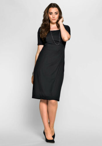 Anna Scholz for sheego designerska sukienka wieczorowa, czarna. NOWY!!! WYPRZEDAŻ%%%% - Zdjęcie 1 z 4