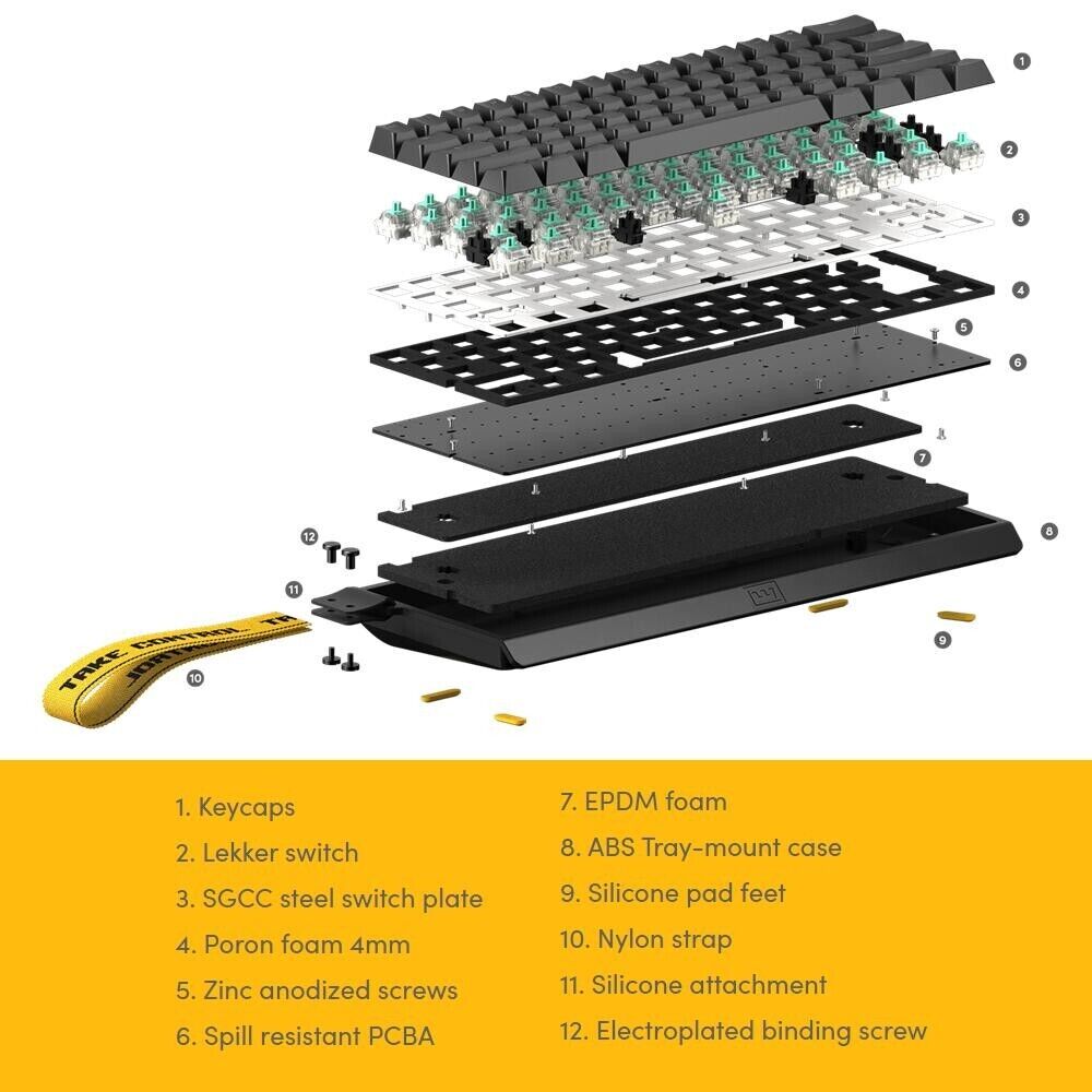 Wooting 60HE+ Improved Rapid Trigger Gaming Keyboard Eng Wooting 60HE+ Improved Rapid Trigger Gaming Keyboard Eng