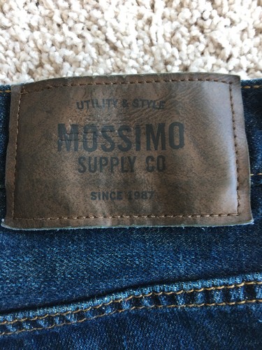 Boys Jeans Mossimo 27X28 Jeans Blue Slim Bootcut Whisking - Picture 9 of 9