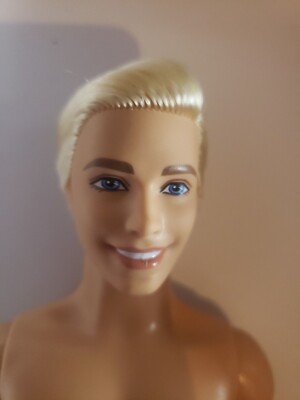 Ken Nude Barbie The Movie Articulated Fashion Doll Ryan Gosling Blonde