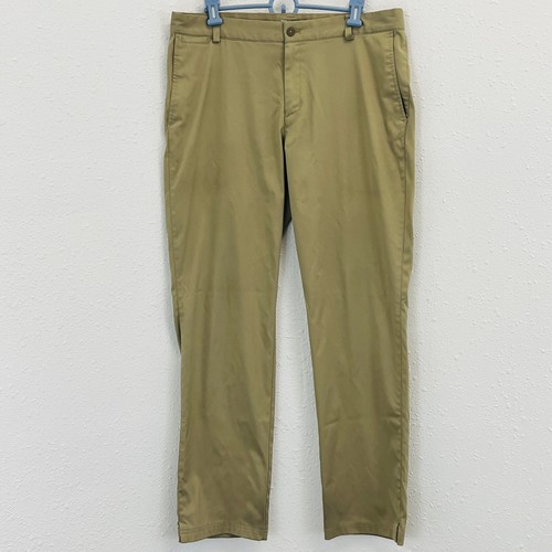 Mens 34x32 Nike Golf Khaki Pants Dri 