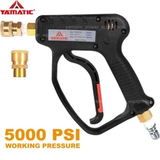 YAMATIC 5000 PSI High Pressure Washer Gun 3/8" Swivel M22-14mm Quick Connect