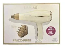 Conair Infiniti Pro Frizz Free White Hair Dryer Concentrator & Diffuser Included
