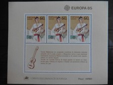 Europa Cept 1985; Portugalia-Madera; Muzyka; Blok 6; czysty** patrz skan