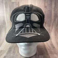 Disney Parks Star Wars Embroidered Darth Vader Black Baseball Cap Youth Size Hat