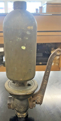Antike Lunkenheimer Eichel Messing 3-200 Zug/Marine Dampfpfeife 3 Zoll Durchmesser