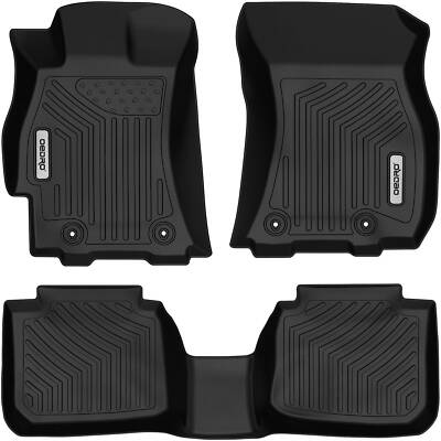3D Floor Mats Liners for 2015-2019 Subaru Outback/Legacy 2 Row TPE All Weather