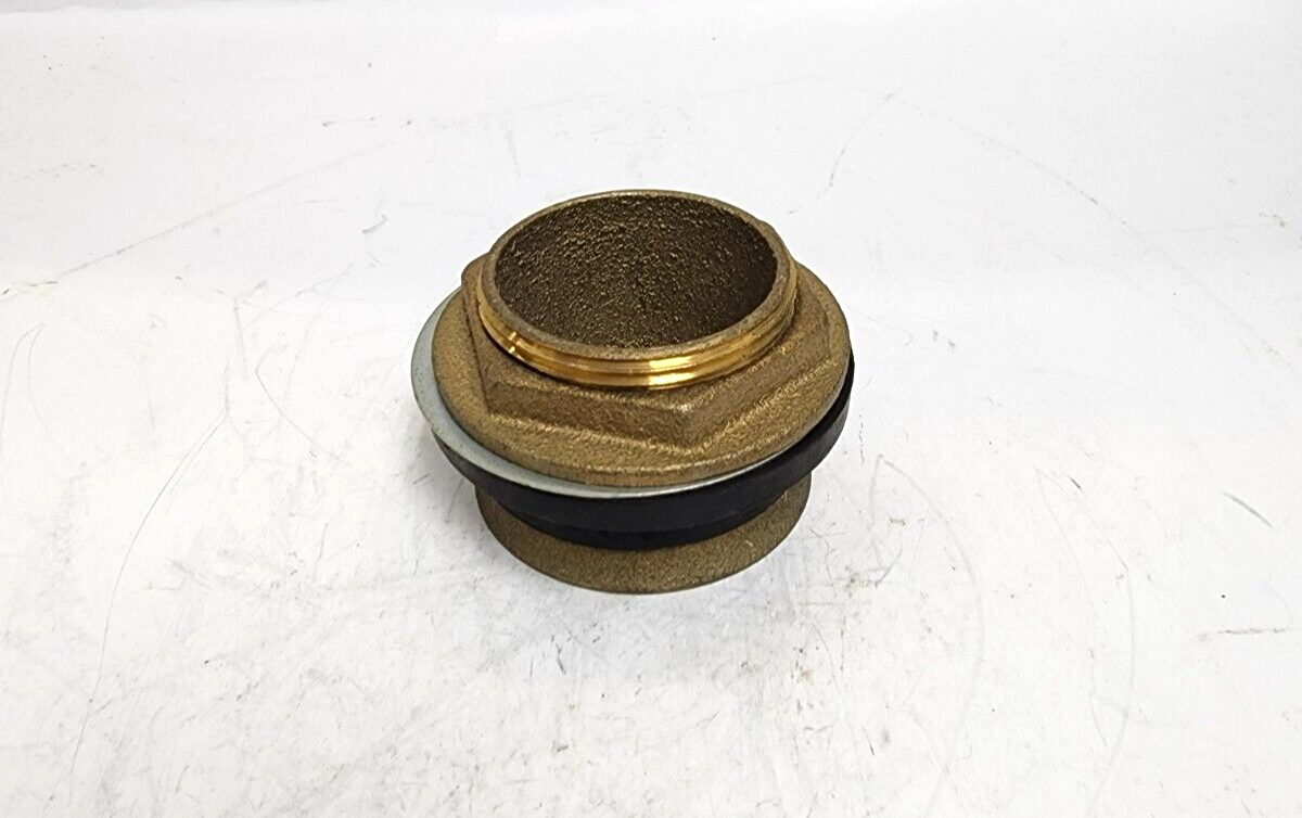 BRASS TOILET SPUD FLUSH VALVE 1-3/4