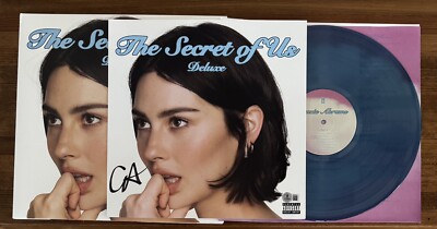 Gracie Abrams The Secret Of Us Deluxe Blue Vinyl & Signed Card BAS