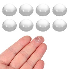 8 Pack Convex Lens, 10mm OD 10mm Focal Length Optical Lenses