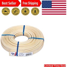185-Foot Flat Reed 1/2-Inch Coil for Elegant Crafting and Storage Solutions