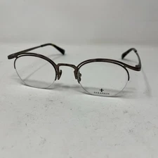 SERAPHIN TITANIUM EYEWEAR DUVAL 8105 47-22-145 BROWN EYEGLASSES DA86