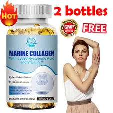 Marine collagen capsules help with anti-aging skin radiance and immune health