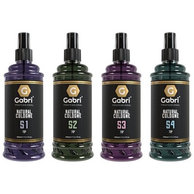 Gabri Professional 4 x Natural Cologne Collection-Set je 400 ml (22,88 EUR/l)