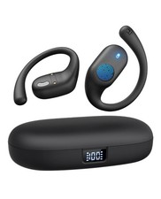 Open Ear Headphones Bluetooth Headphones 5.3 Sports with Smart Digital Displa...
