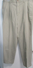 Men's 36x32 Tan Pleated Dress Pants By FARAH
