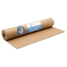 Brown Craft Paper Roll 30" 150 ft Eco Friendly Christmas Gift Wrapping Paper 