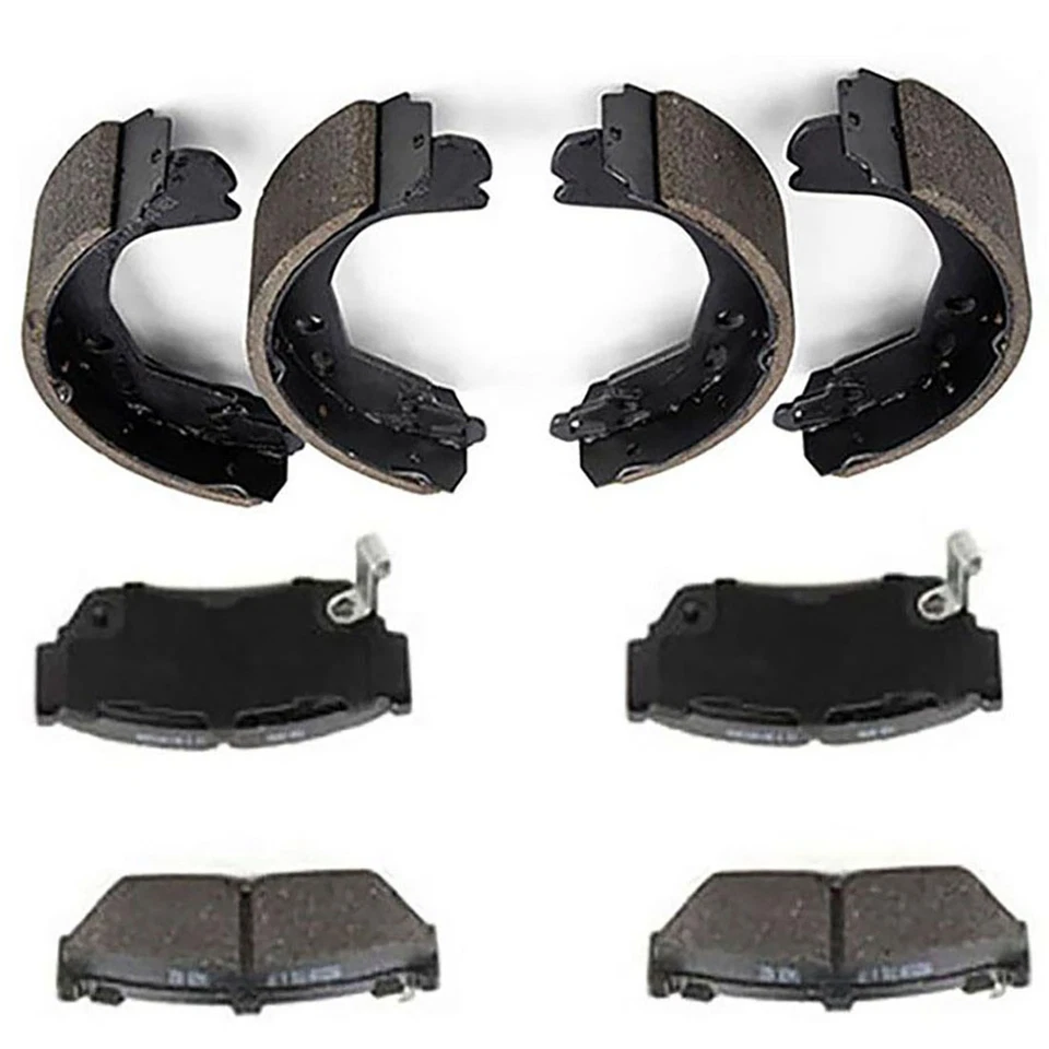 Pastillas de freno delanteras y traseras zapatas de tambor para Nissan Tsubame 1993-2004 1,6 L Foto 2 de 4