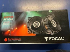 NEW Focal RCX100 4” AUDITOR Series 2-Way Coaxial Car Audio Speakers (1-Pair)