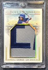2024 Panini Boys of Summer Kendall George Jumbo Patch Material /10 Los Angeles