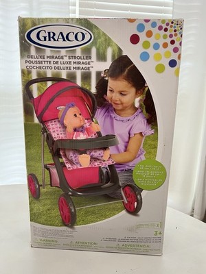 Graco Tollytots Deluxe Mirage Doll Stroller Pink & Black (Discontinued) Y2K Toy