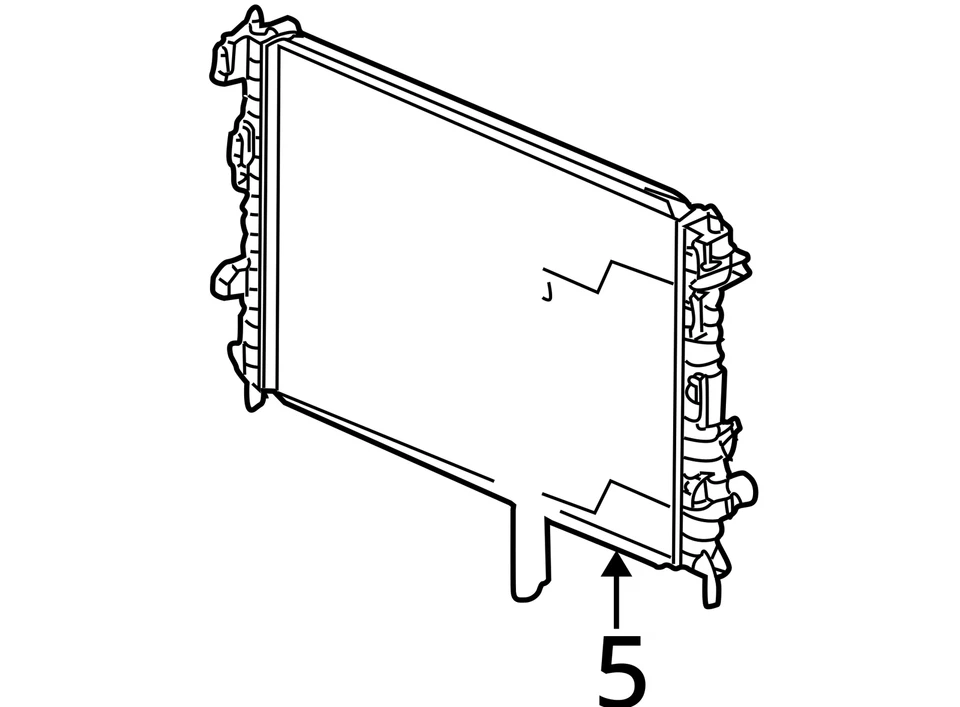 Radiator Opt L81 Fits 02-03 VUE 4355524 Foto 3 de 3