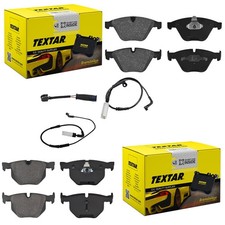 TEXTAR BREMSBELÄGE VORNE + HINTEN passend für BMW 5er E60 E61 + 6er E63 E64